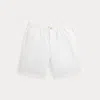 Polo Ralph Lauren Kids' Featherweight Twill Short In Deckwash White