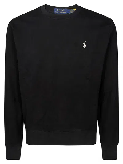 Polo Ralph Lauren Felpa Girocollo In Black