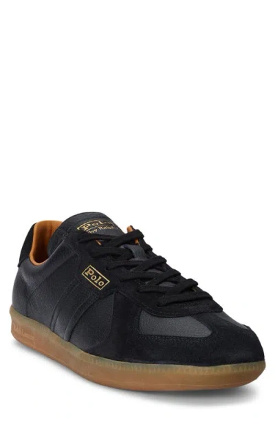 Polo Ralph Lauren Field Court 100 Sneaker In Black