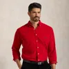 Polo Ralph Lauren Fine-wale Corduroy Shirt In Martin Red