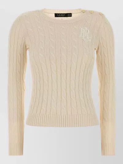 Polo Ralph Lauren Fine-knit Sweater In Neutral