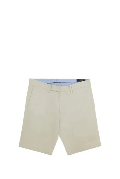 Polo Ralph Lauren Fitted Chino Shorts In Grey