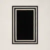Polo Ralph Lauren Fitzgerald Border Rug In Black