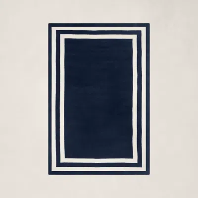 Polo Ralph Lauren Fitzgerald Border Rug In Midnight