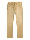 Polo Ralph Lauren Five-pocket Denim Jeans In Brown