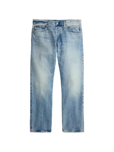 Polo Ralph Lauren Five-pocket Straight-leg Jeans In Blue