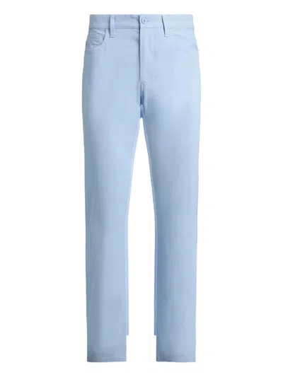 Polo Ralph Lauren Five-pocket Twill Trousers In Blue