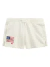 Polo Ralph Lauren Ralph Lauren Flag-appliqué French Terry Short In White