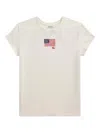 Polo Ralph Lauren Big Girls Flag-applique Jersey T-shirt