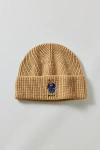 Polo Ralph Lauren Flag Bear Solid Beanie In Tan, Men's At Urban Outfitters In Burgundy