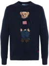 POLO RALPH LAUREN FLAG BEAR SWEATER