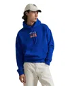 Polo Ralph Lauren Flag Fleece Hoodie In Blue