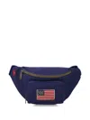 Polo Ralph Lauren Flag Logo Belt Bag In Blue