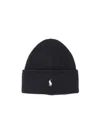 Polo Ralph Lauren Flanged Wool Hat In Black