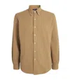Polo Ralph Lauren Flannel Polo Pony Shirt In Brown