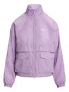 Polo Ralph Lauren Flap-pocket Logo-print Jacket In Purple
