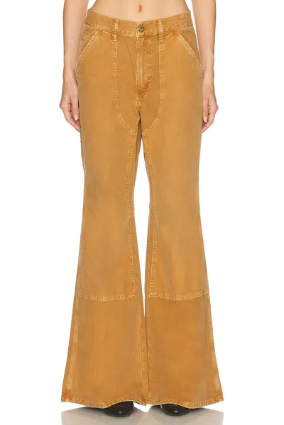 Polo Ralph Lauren Carpenter Flare Pant In Brown