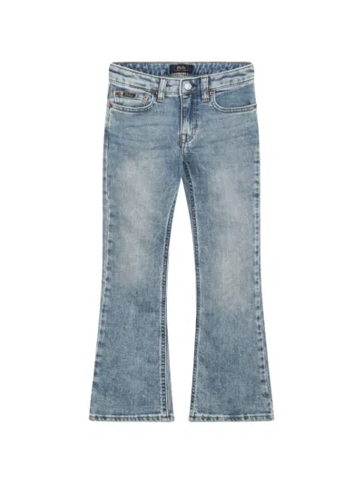 Polo Ralph Lauren Kids' Flare-cut Denim Jeans In Blue