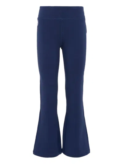 Polo Ralph Lauren Kids' Flared-hem Leggings In Blue