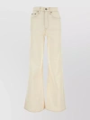 POLO RALPH LAUREN FLARED HIGH-WAISTED DENIM TROUSERS WITH BACK PATCH POCKETS
