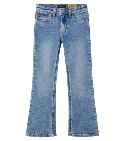 Polo Ralph Lauren Kids' Flared Jeans In Blue