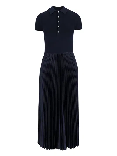 POLO RALPH LAUREN FLARED MAXI DRESS