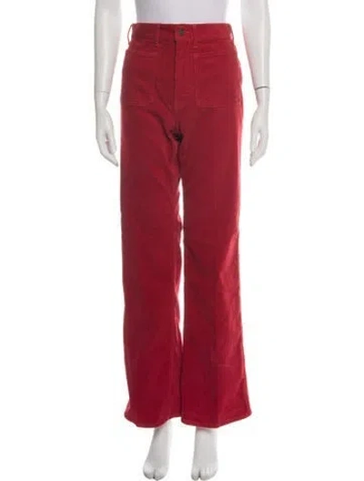 Pre-owned Polo Ralph Lauren Flared Pants In Red