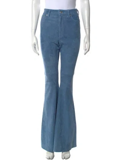 Pre-owned Polo Ralph Lauren Flared Pants In Blue