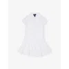 Polo Ralph Lauren Flared Polo-collar Stretch-cotton Piqué Dress 2-