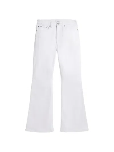 Polo Ralph Lauren Kids' Flared-leg Jeans In White