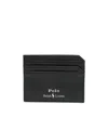 Polo Ralph Lauren Leather Cardholder In Black