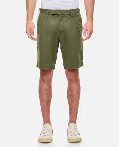 Polo Ralph Lauren Flat Cotton Short In Green