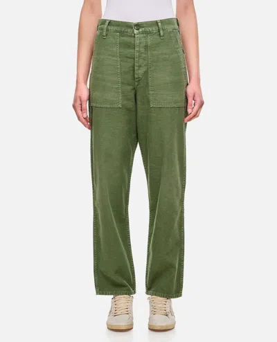 Polo Ralph Lauren Flat Front Military Pants In Green
