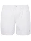 Polo Ralph Lauren Front Flat No Subclass Shorts In White