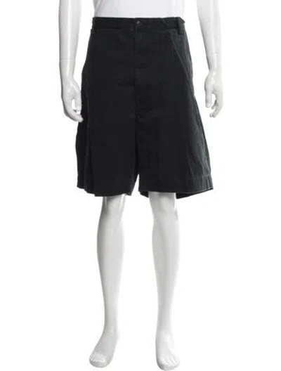 Pre-owned Polo Ralph Lauren Flat Front Shorts In Black