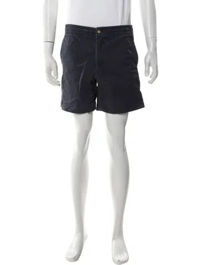 Pre-owned Polo Ralph Lauren Flat Front Shorts In Blue