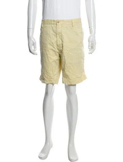 Pre-owned Polo Ralph Lauren Flat Front Shorts In Green