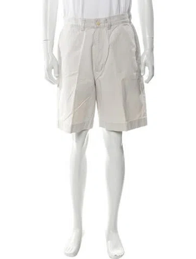 Pre-owned Polo Ralph Lauren Flat Front Shorts In Neutral