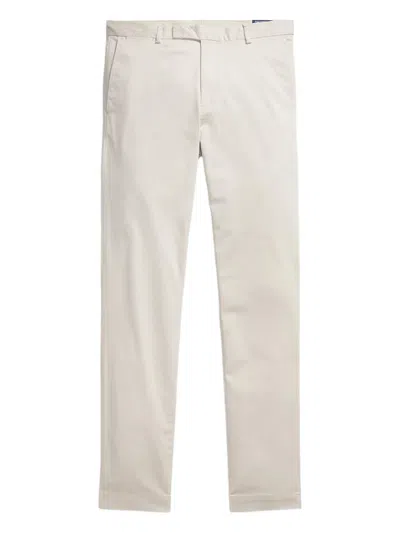 Polo Ralph Lauren Flat-front Trousers In White