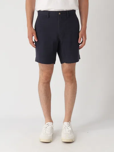 Polo Ralph Lauren Flat Short Shorts In Navy