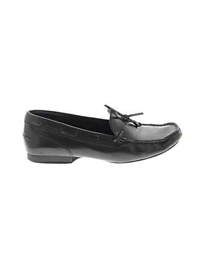Pre-owned Polo Ralph Lauren Flats In Black