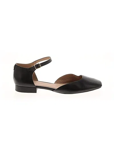 Pre-owned Polo Ralph Lauren Flats In Black