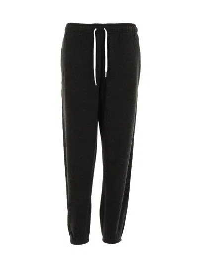 Polo Ralph Lauren Embroidered-logo Track Pants In Antracite Grey