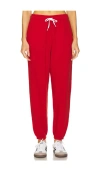 Polo Ralph Lauren Cotton Blend Joggers With Elastic Cuffs In Red
