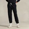 Polo Ralph Lauren Fleece Athletic Trousers In Black