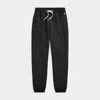 Polo Ralph Lauren Fleece Athletic Trousers In Black