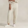 Polo Ralph Lauren Fleece Athletic Trousers In White