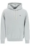 Polo Ralph Lauren Fleece Back Cotton Hoodie In Grey