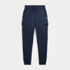 Polo Ralph Lauren Toddler And Little Boys Fleece Cargo Jogger Pants In Refined Navy/white