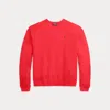 Polo Ralph Lauren Fleece Crewneck Sweatshirt In Red